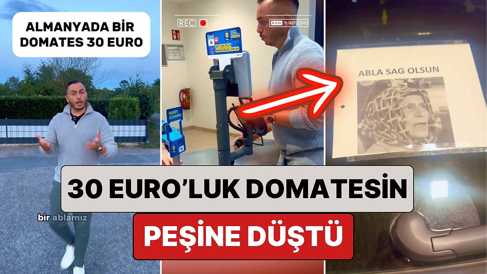 "30 Euro'luk Domates" Olayı Büyüdü: Bir Gurbetçi 30 Euro'luk Domatesin Peşine Düştü