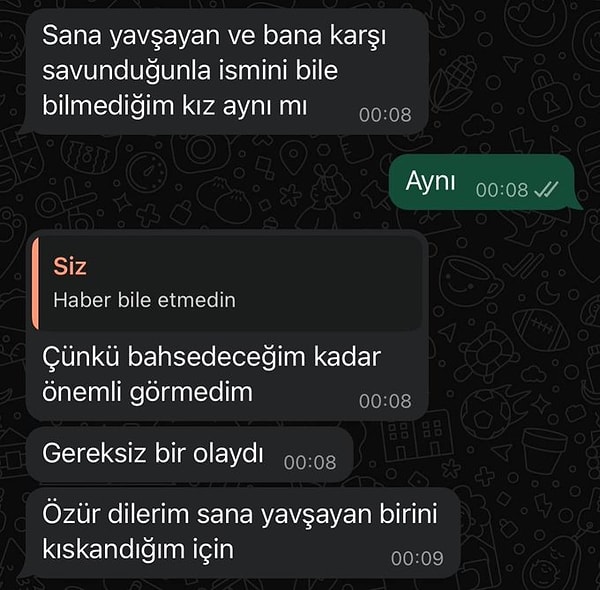 Özür kartı da geldi... 👇