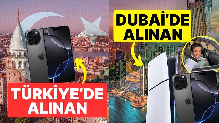 Türkiye'de Telefon Almak Yerine Dubai'de iPhone 16 ve Playstation Alıp, Üzerine Tatil Yaptı!