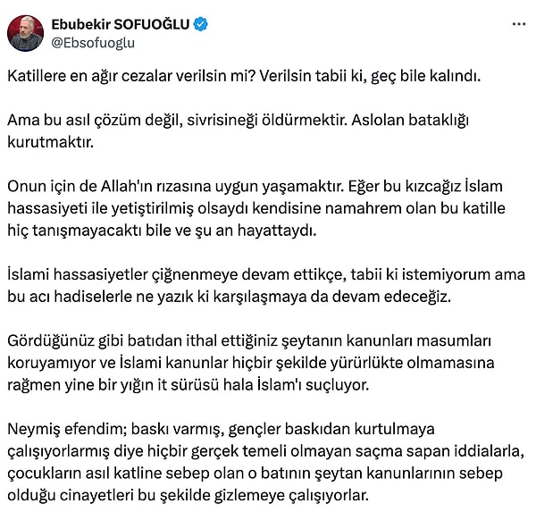 İşte Sofuoğlu'nun tepki çeken açıklaması👇🏻