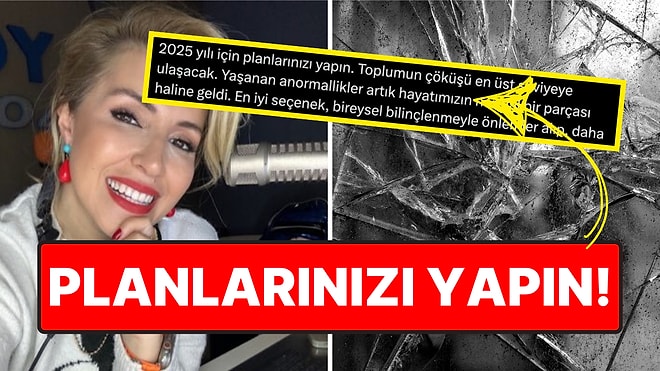 Ünlü Astrolog Aygül Aydın 2025 Yılı İçin Uyardı: "Toplumun Çöküşü En Üst Seviyeye Ulaşacak"