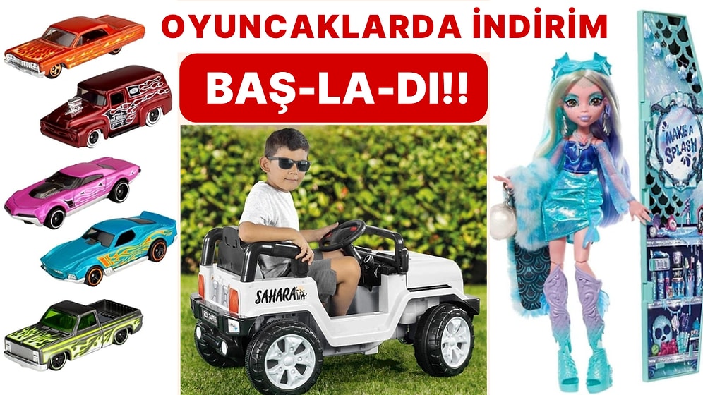 Anne Babalar Müjde! En Çok Aranan Oyuncak Çeşitlerinde Prime İndirimleri Başladı