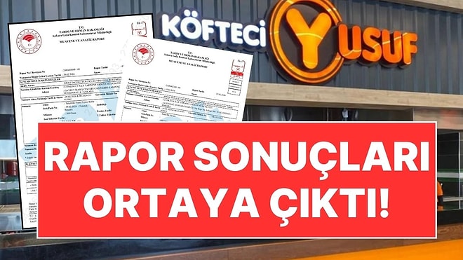 T24 Rapor Sonuçlarını Paylaştı: "Köfteci Yusuf'ta Domuz Eti Bulundu"