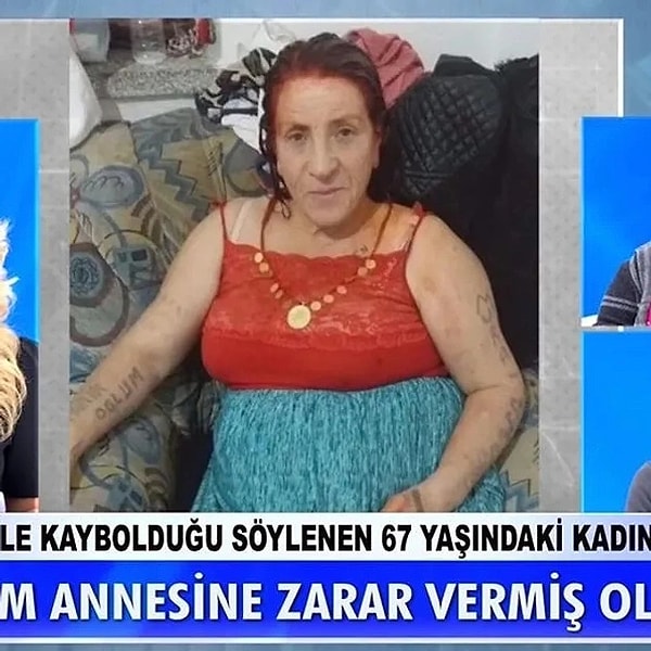 Şahinaz Çıra'nın oğlu Muhammet önce annesinin kayıp olduğunu söylese de sonra altınları alıp ablasının yanına gittiğini açıkladı.