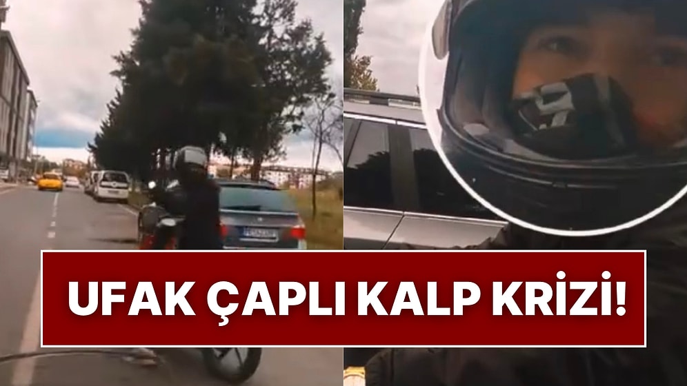 Polis Var mı Diye Sorduğu Motorcu “Ben de Polisim” Diye Şaka Yapınca Kısa Süreli Korku Yaşadı