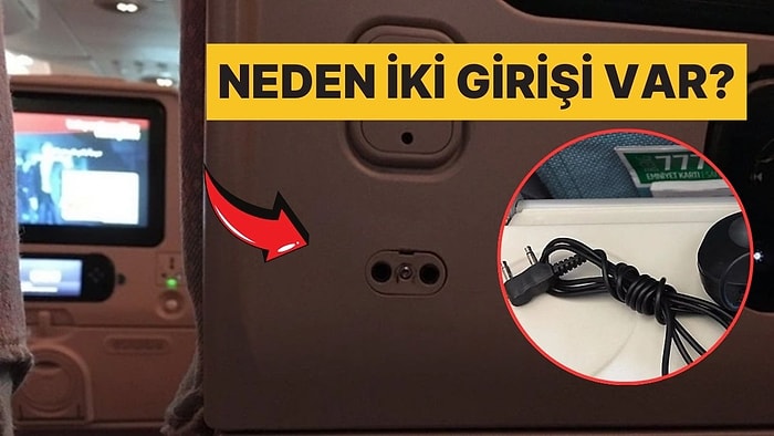 Uçaktaki Kulaklıkların Çift Girişli Olmasının Çok Mantıklı Bulacağınız Sebepleri