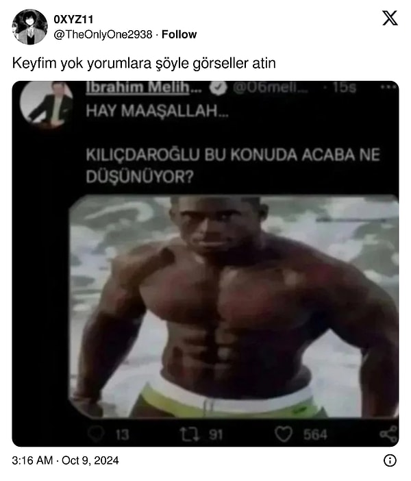 İstek şu şekildeydi.