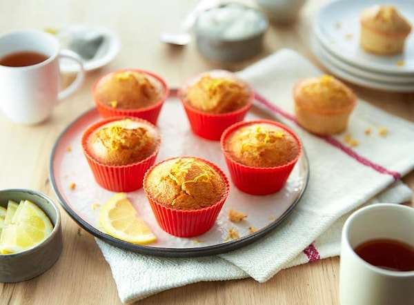 8. Limonlu Muffin