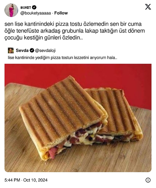 Konu bir tosttan nerelere geldi.