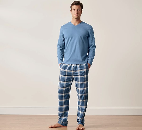 Flanel Pijama Takımı