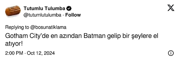 Peki, bize de bir Batman gelir mi? 👇