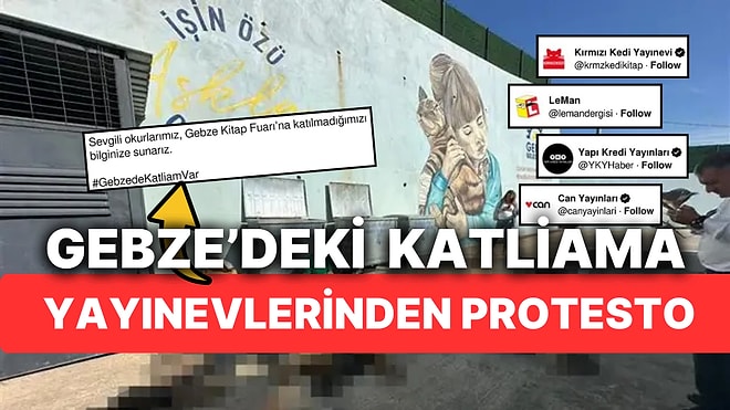 Yayınevleri, Gebze'deki Hayvan Katliamına Sessiz Kalmadı! Gebze Kitap Fuarı'ndan Çekildiler!