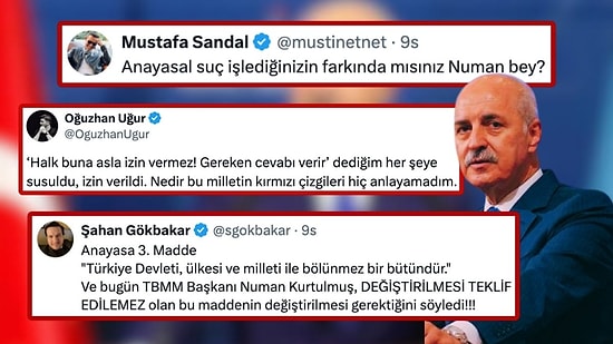 Numan Kurtulmuş’un "Anayasanın 3. Maddesi Değişebilir" Önerisi Büyük Tepki Topladı