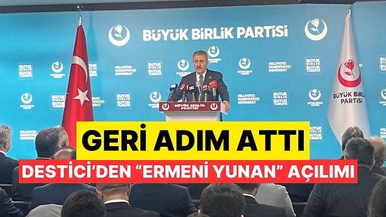 Kredi Kartı Limitini Düşürenlere "Ermeni, Yunan" Diyen Mustafa Destici'den Güncelleme Geldi