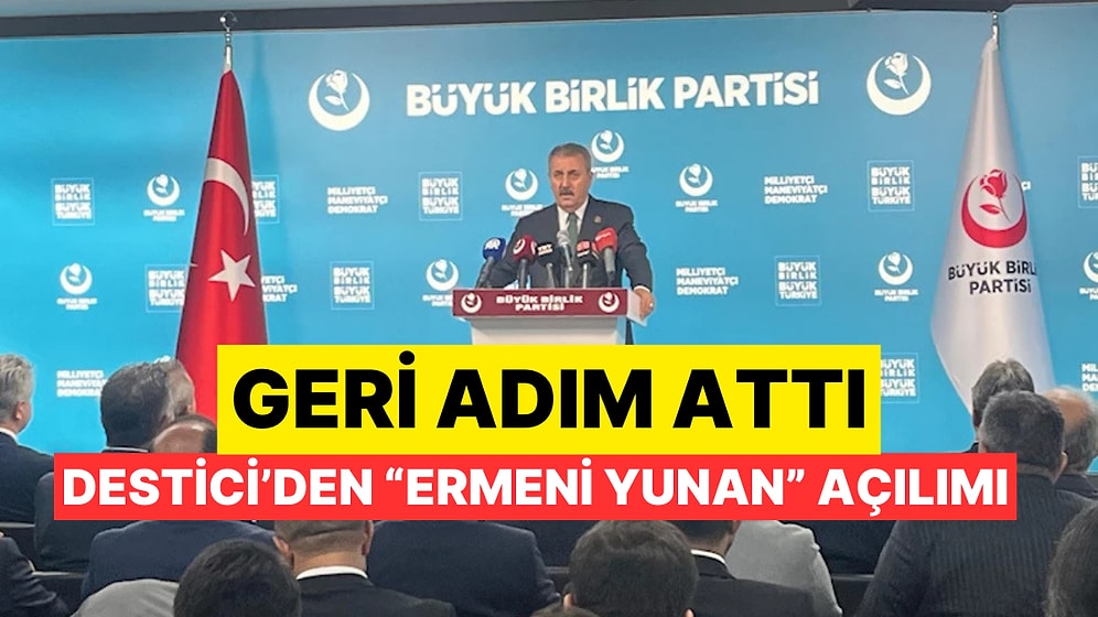 Kredi Kartı Limitini Düşürenlere "Ermeni, Yunan" Diyen Mustafa Destici'den Güncelleme Geldi