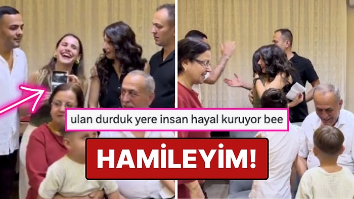 Aile Fotoğrafında Tatlı Sürpriz: "Hamileyim!" Deyince Duygusal Anlar Yaşandı