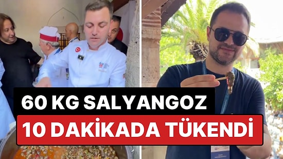 Kuşadası Sokak Festivali’nde Salyangoz Şöleni: 60 Kilogramlık İkram 10 Dakikada Tükendi!