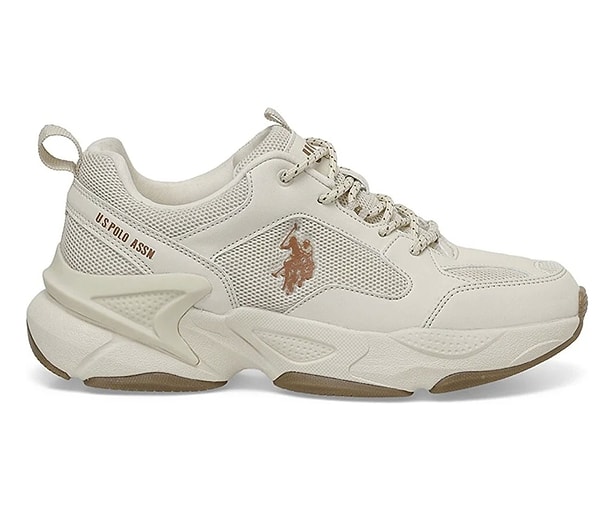 U.S. Polo Assn.  Maybe Wmn 4fx Bej Kadın Sneaker Ayakkabı