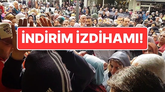 İndirim İzdihamı: Mağaza Açılışında Vatandaşlar Birbirini Ezdi!