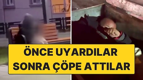 Beylikdüzü’nde Uygunsuz Davranış Sergileyen Şahıs, Gençler Tarafından Çöp Tenekesine Atıldı