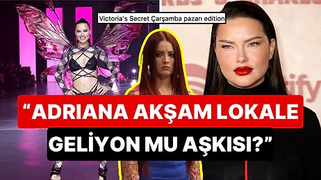 6 Yılın Ardından Victoria's Secret Meleği Olarak Geri Dönen Adriana Lima'nın Defile Kombini Sınıfta Kaldı!