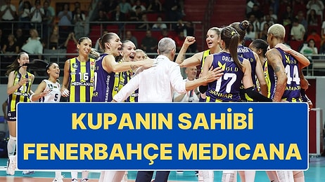 AXA Şampiyonlar Kupası'nda Eczacıbaşı Dynavit'i 3-1 Mağlup Eden Fenerbahçe Medicana Kupayı Müzesine Götürdü!