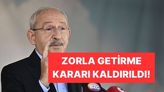 Eski CHP Lideri Kemal Kılıçdaroğlu Hakkında Zorla Getirme Kararı Kaldırıldı