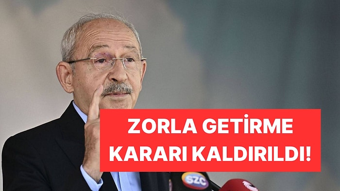 Eski CHP Lideri Kemal Kılıçdaroğlu Hakkında Zorla Getirme Kararı Kaldırıldı