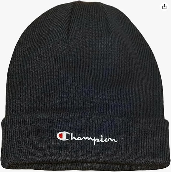 10. Champion Yazılı Logo Bere, Unisex Yetişkin