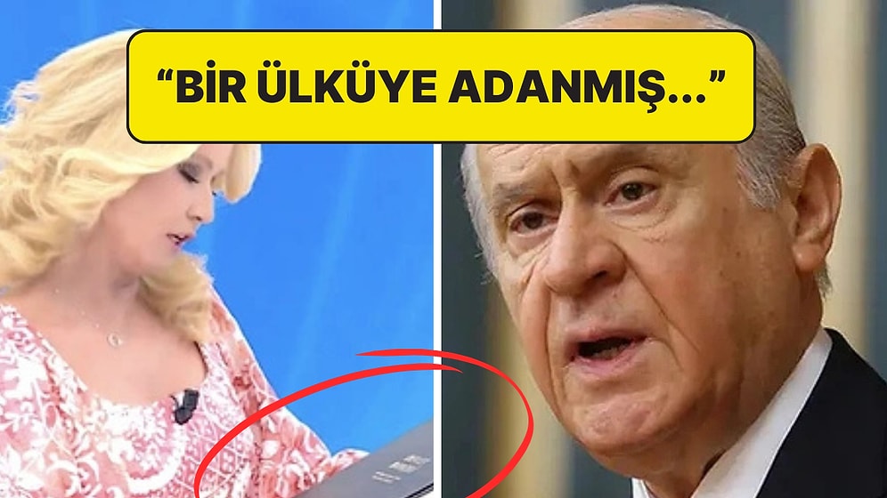 Devlet Bahçeli Müge Anlı'ya Kendi Hayat Hikayesini Anlattığı Kitabı Hediye Etti