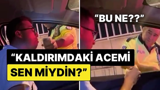 Ehliyetini Yeni Alan Gencin İlk Polis Çevirmesi Yüzlerde Gülümseme Bıraktı