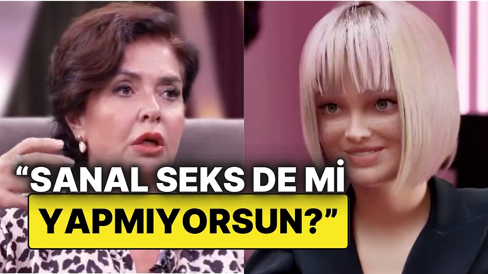 Gazeteci Özlem Gürses'den Yapay Zeka Alara'ya "Sanal Seks" Sorusu: "O Kadar Çok Fotoğraf Gönderen Var ki..."