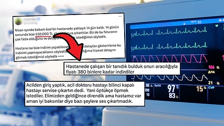 Acilden Giriş Yapan Bilinci Kapalı Hasta Servise Çıkarıldı, 14 Günde 530 Bin TL Fatura Geldi!