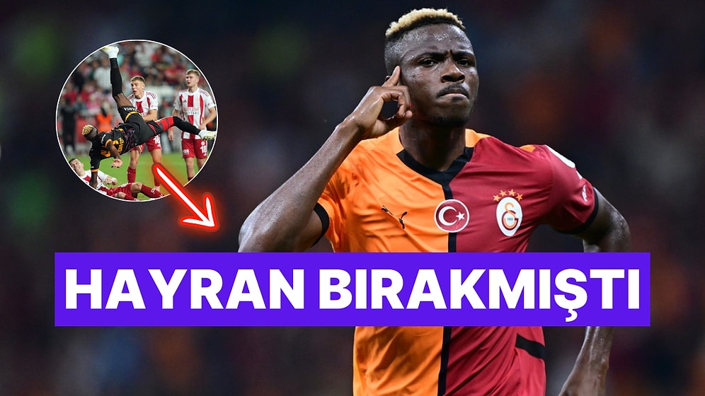 Galatasaraylı Victor Osimhen'in Antalyaspor'a Attığı Röveşata Golü Tarihe Geçti!