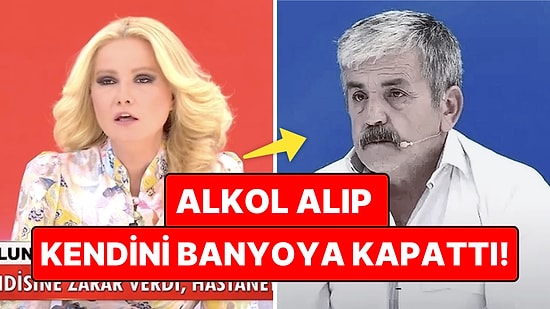 Haftalardır Yayında Müge Anlı'yı Kandırmaya Çalışan Adam Alkol Alıp Kendine Zarar Verdi!