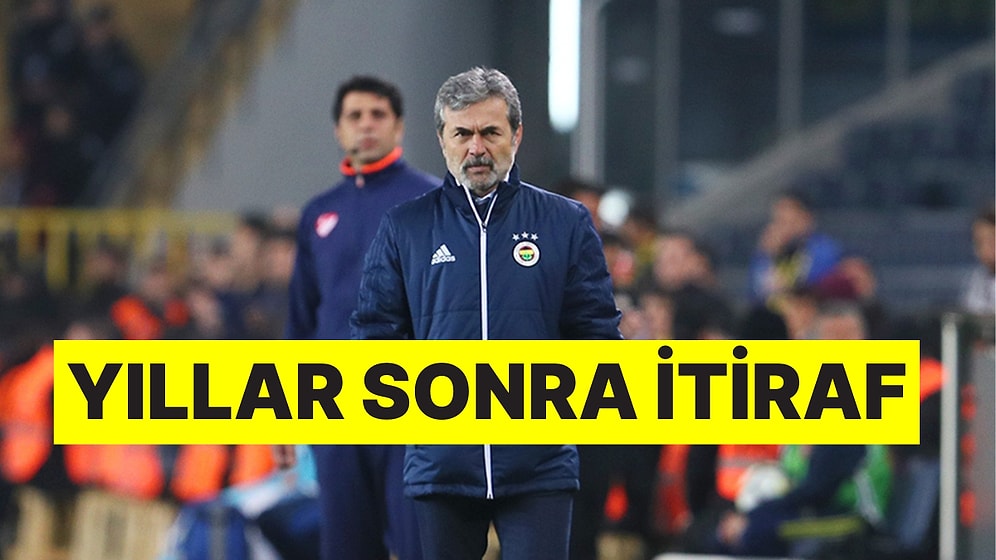 Adının Bile Geçmemesini Sorguladı: Aykut Kocaman'dan Fenerbahçe Yönetimine Sitem