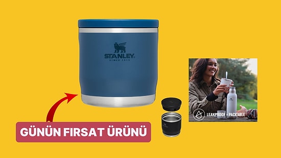 Günün Fırsatı: Çok Satanlar Listesinin Yıldızı Stanley Adventure To-Go Food Jar 1 lt Yemek Termosu İndirimde!