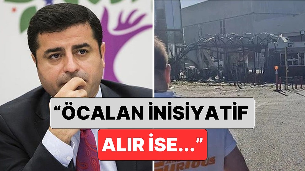 Selahattin Demirtaş da TUSAŞ'a Yapılan Terör Saldırısı Hakkında Açıklama Yaptı: "Saldırıyı Kınıyoruz"