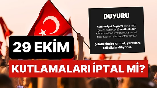 29 Ekim Cumhuriyet Bayramı Etkinlikleri İptal mi? 29 Ekim Konserleri Hangi İllerde Var?