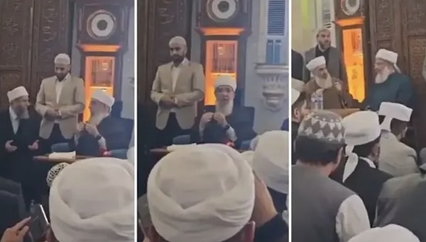 Videoda şu an Menzil Şeyhi olan Muhammed Saki'nin "Kiraların faizini bile istediler" dediği duyuluyor. Diğer kardeş ise "Babamın vefatının ikinci günü sizinkiler dergah bastı. Miras her şey demiştin" yanıtını veriyor.