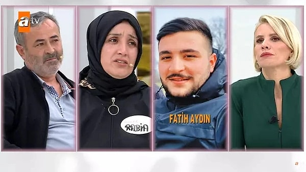 ATV'nin sevilen programı Esra Erol'da 103 gündür kayıp olan Fatih Aydın aranıyor. Fatih'le ilgili Esra Erol'un bugünkü yayınında yeni bir gelişme yaşandı.