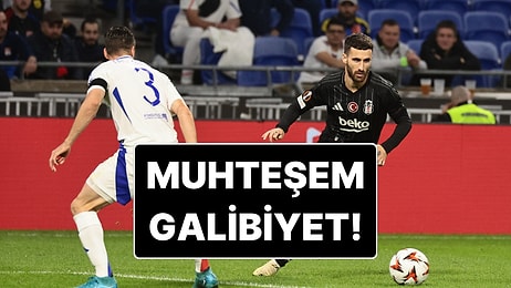 Beşiktaş, UEFA Avrupa Ligi'nde Karşılaştığı Olympique Lyon'u 1-0 Mağlup Etti!