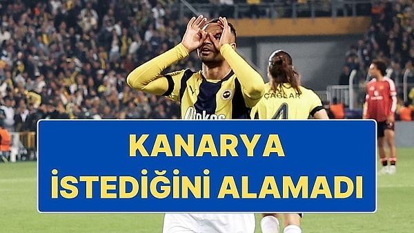 Temsilcimiz Fenerbahçe, UEFA Avrupa Ligi'nde karşılaştığı İngiliz ekibi Manchester United ile 1-1 berabere kaldı.