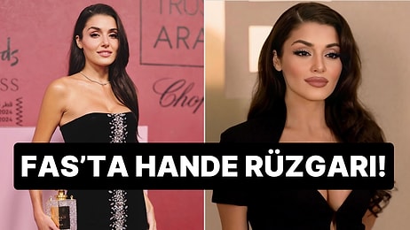 Bu Sefer Siyahların Kadını: Fashion Trust Arabia'da Boy Gösteren Hande Erçel Güzelliğiyle Büyüledi!