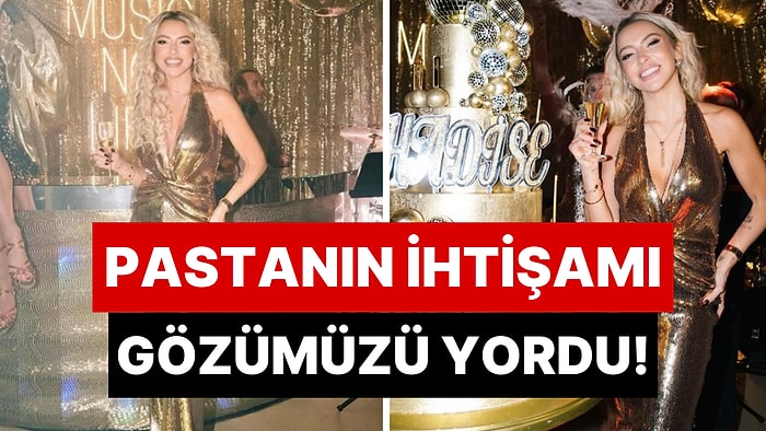 39. Yaşını Görkemli Bir Partiyle Kutlayan Hadise'nin Doğum Günü Organizasyonunun Her Bir Detayı Ayrı Olay Oldu