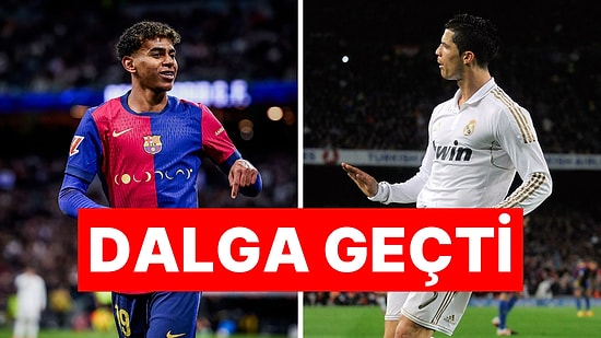 El Clasico'da Bu Detayı Gözden Kaçırmış Olabilirsiniz: Lamine Yamal'dan Madrid Taraftarına Ronaldo Sevinci