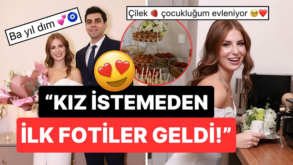 Evliliğe İlk Adımı Attı: Sihirli Annem'in 'Çilek'i Zeynep Özkaya'nın İstemesinden İlk Görüntüler Geldi!