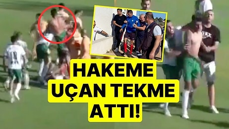 Hakeme Uçan Tekme Attı! Çanakkale Oyuncusundan Sportmenlik Dışı Hareket