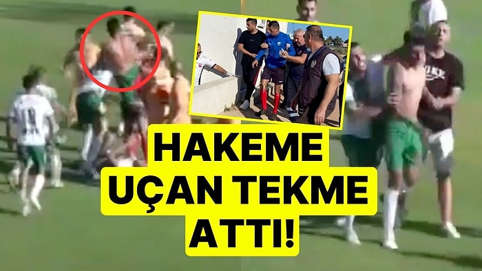 Hakeme Uçan Tekme Attı! Çanakkale Oyuncusundan Sportmenlik Dışı Hareket