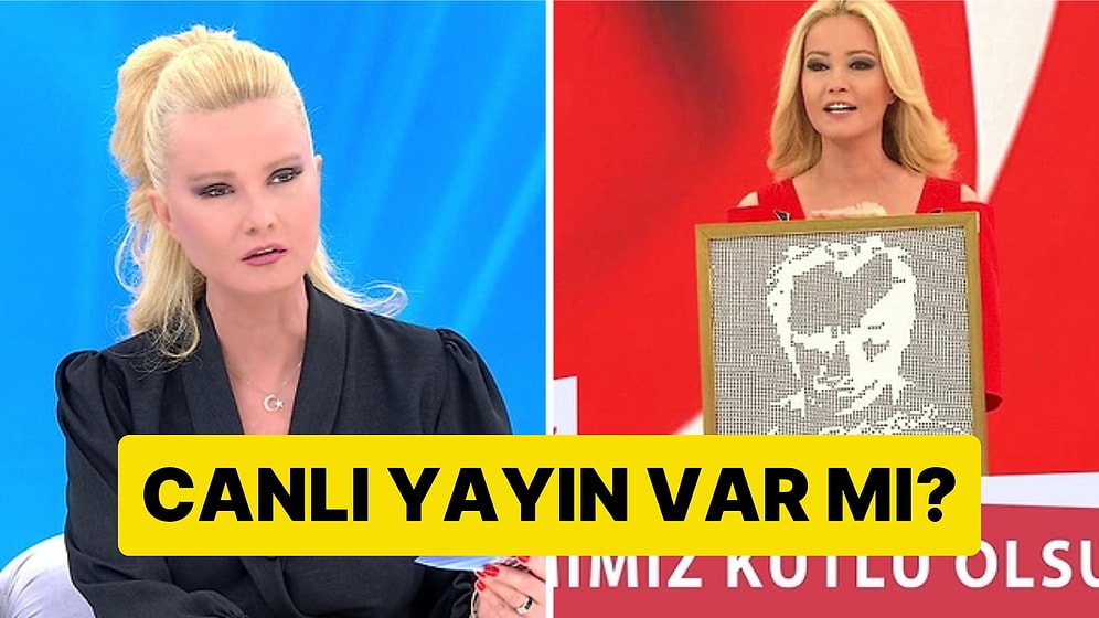 Bugün Müge Anlı Var mı? 29 Ekim Bayramı Salı Günü Müge Anlı Canlı Yayınlanacak mı?